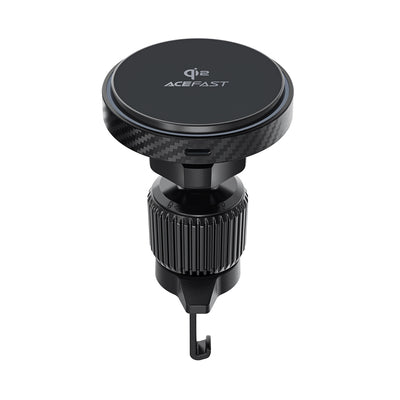Acefast D33 Car Holder with Qi2 15W Magnetic Charger for Air Vent - Black