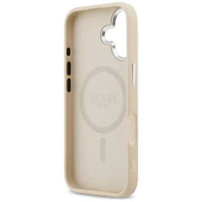 Guess Triangle Logo MagSafe Case for iPhone 17 - Beige