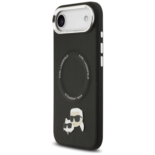 Karl Lagerfeld Karl & Choupette Pins MagSafe Case for iPhone Air - Black