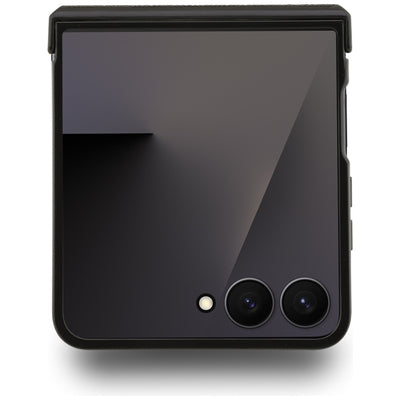 Karl Lagerfeld Saffiano Karl&Choupette Pin Case for Samsung Galaxy Z Flip 7 - Black