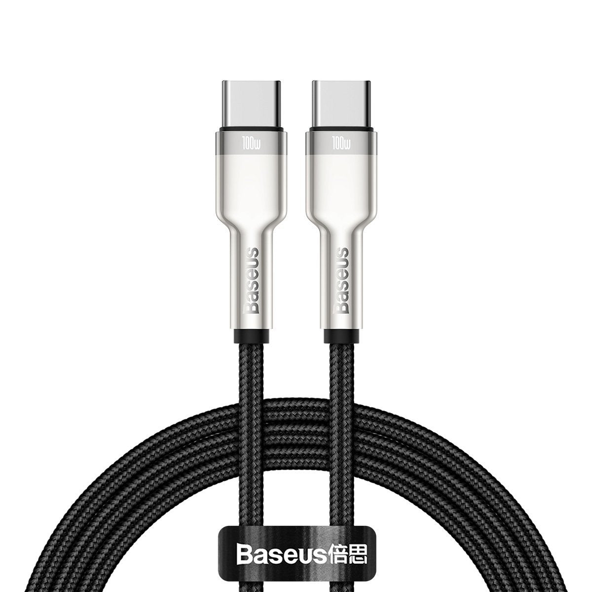 Cable USB-C to USB-C Baseus Cafule, 100W, 1m (black) - Product Image 2