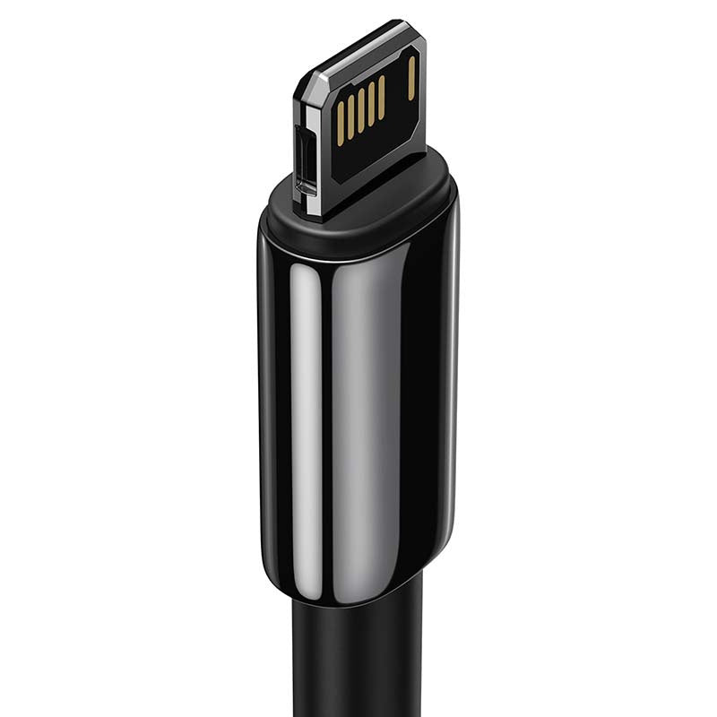 Baseus Tungsten Gold Cable USB to iP 2.4A 1m (black) - Product Image 4