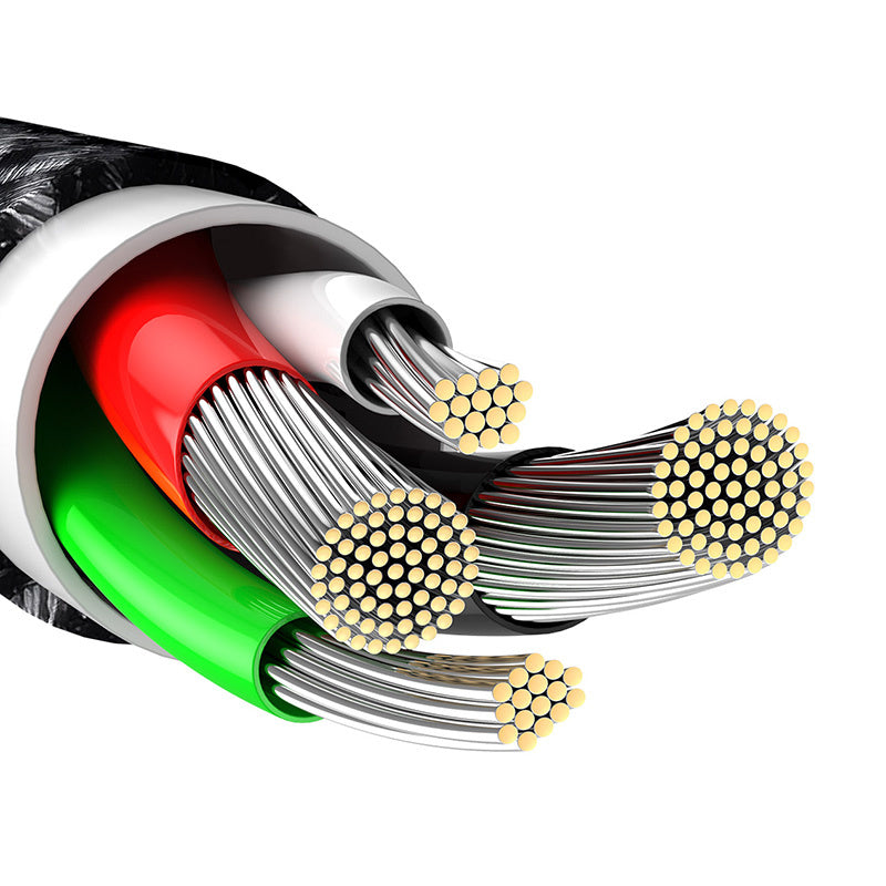 Baseus Tungsten Gold Cable USB to iP 2.4A 2m (black) - Product Image 6