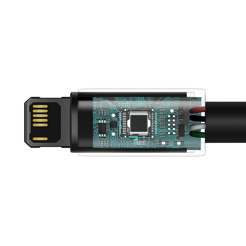 Baseus Tungsten Gold Cable USB to iP 2.4A 2m (black) - Product Image 7
