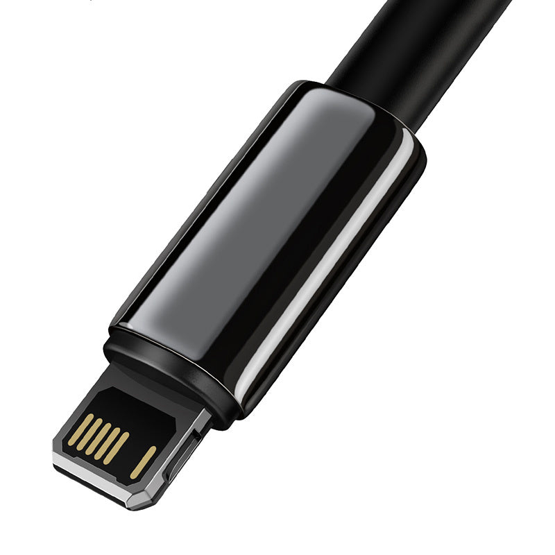 Baseus Tungsten Gold Cable USB to iP 2.4A 2m (black) - Product Image 5