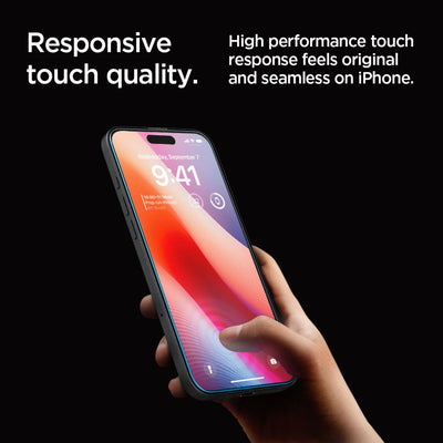 Spigen Glas.tR EZ Fit Tempered Glass for iPhone 16 Pro Max / 17 Pro Max - 2 pcs.