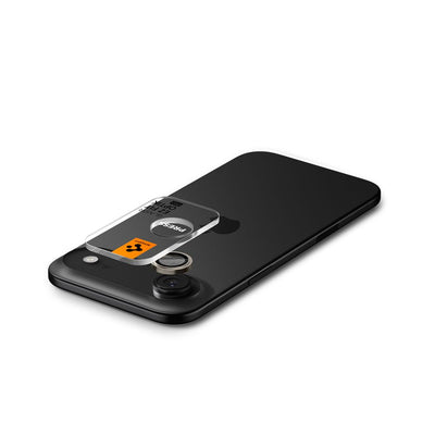 Spigen Optik Pro Glas.tR ”EZ FIT” Camera Cover 2-pack for iPhone Air - Black