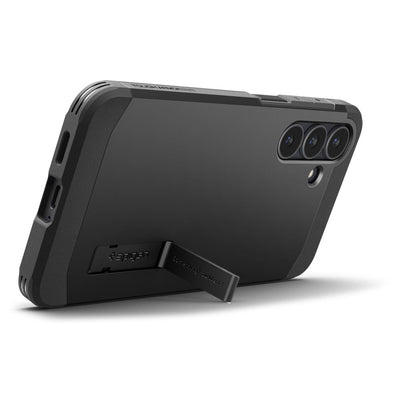Spigen Tough Armor Mag MagSafe Case for Samsung Galaxy S25 FE - Black and Yellow
