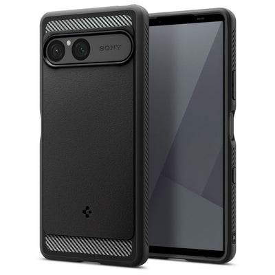 Spigen Rugged Armor Case for Sony Xperia 10 VII - Matte Black