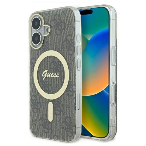 IML 4G MagSafe Case for iPhone 16 - Brown — Guess