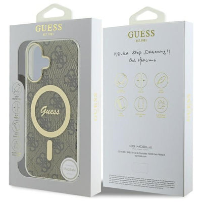 IML 4G MagSafe Case for iPhone 16 - Brown — Guess