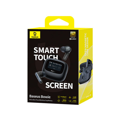Baseus Bowie M2s Ultra TWS Wireless In-Ear Headphones with Interactive Screen - Black