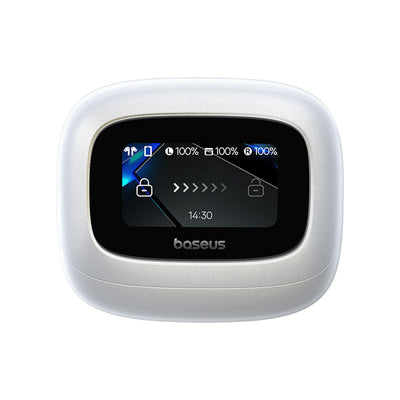 Baseus Bowie M2s Ultra TWS Wireless In-Ear Headphones with Interactive Screen - White