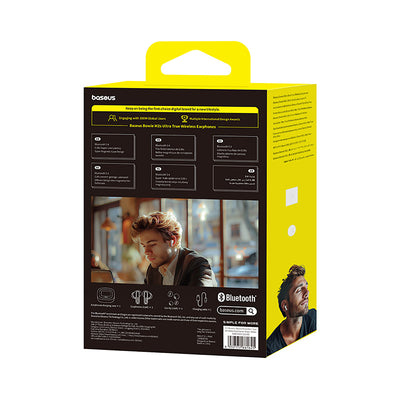 Baseus Bowie M2s Ultra TWS Wireless In-Ear Headphones with Interactive Screen - White