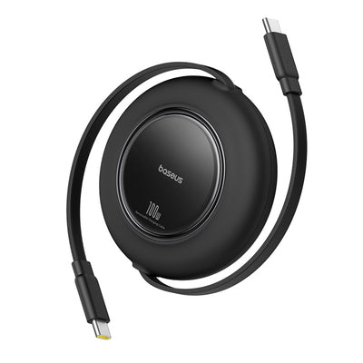 Baseus Free2Pull Mini 100W Retractable USB-C Cable - USB-C 2m - Black
