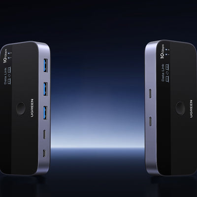 Ugreen switch USB-C USB-A 10Gb/s - gray