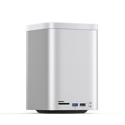 Orico MiniTower Docking Station with Hard Drive Bays for up to 56TB - Silver