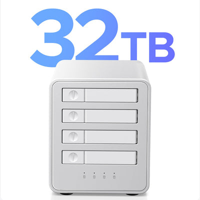 Orico 8848RC3 DAS Series 4-bay 2.5" HDD/SSD/M.2 SATA/mSATA Disk Array - White
