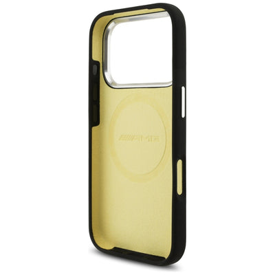 AMG Silicone Oversize Rhombs MagSafe Case for iPhone 17 Pro - Black — Mercedes