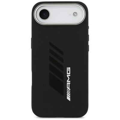 AMG Silicone Oversize Rhombs MagSafe Case for iPhone Air - Black — Mercedes