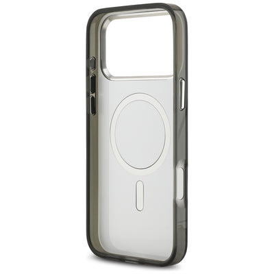 Karl Lagerfeld IML Aquarelle Karl & Choupette & Logo MagSafe Case for iPhone 17 Pro - Black