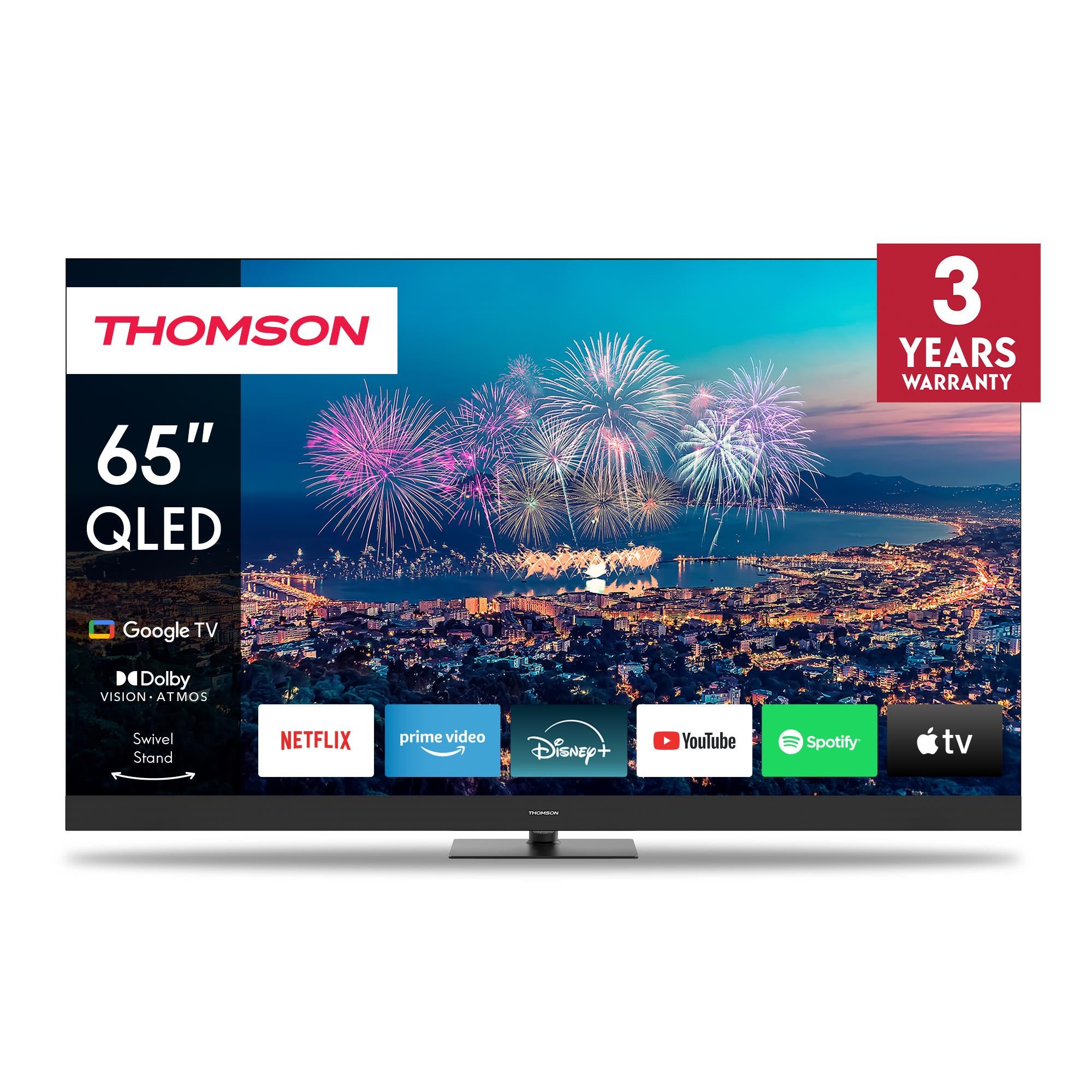 TV Set THOMSON 65 " 4K Ultra HD 3840 x 2160 pixels 16:9 QLED 65QG6C14