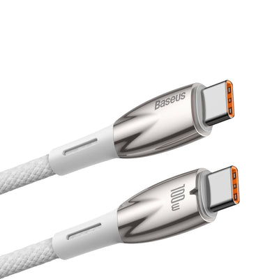 Baseus CADH000802 USB-C - USB-C PD cable 100W 5A 480Mb/s 2m - white