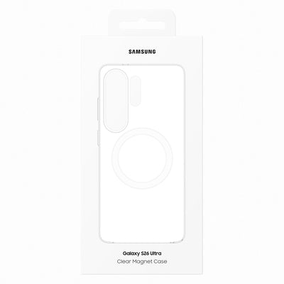 Samsung Clear Magnet Case for Samsung Galaxy S26 Ultra compatible with MagSafe - transparent