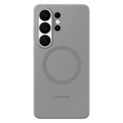 Samsung Silicone Magnet Case for Samsung Galaxy S26 Ultra, MagSafe Compatible - Gray