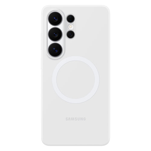 Samsung Silicone Magnet Case for Samsung Galaxy S26 Ultra, MagSafe Compatible - White