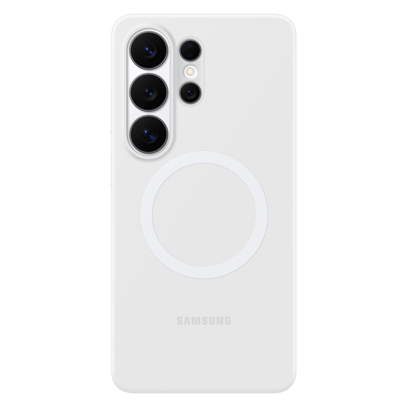 Samsung Silicone Magnet Case for Samsung Galaxy S26 Ultra, MagSafe Compatible - White