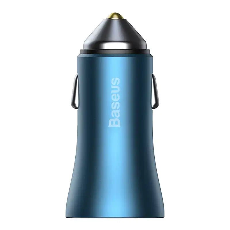 Baseus Golden Contactor Pro car charger, USB + USB-C, QC4.0+, PD, SCP, 40W (blue) - Product Image 5