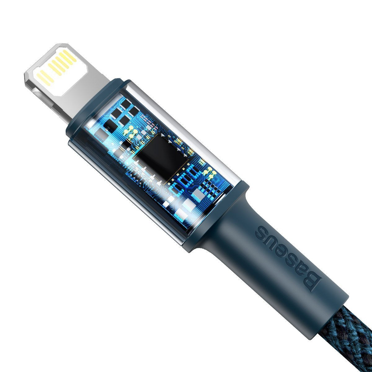 Baseus High Density Braided Cable Type-C to Lightning, PD, 20W, 2m (blue) - Product Image 3