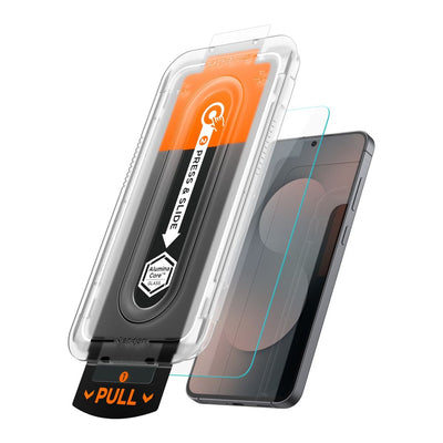 Spigen Glas.tR "EZ Fit Pro" HD Tempered Glass 2-pack for Samsung Galaxy S25 FE