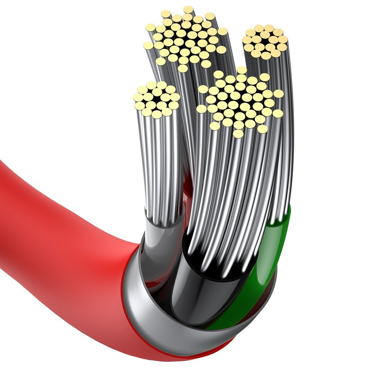 Baseus Superior Series Cable USB to iP 2.4A 1m (red) - Product Image 6