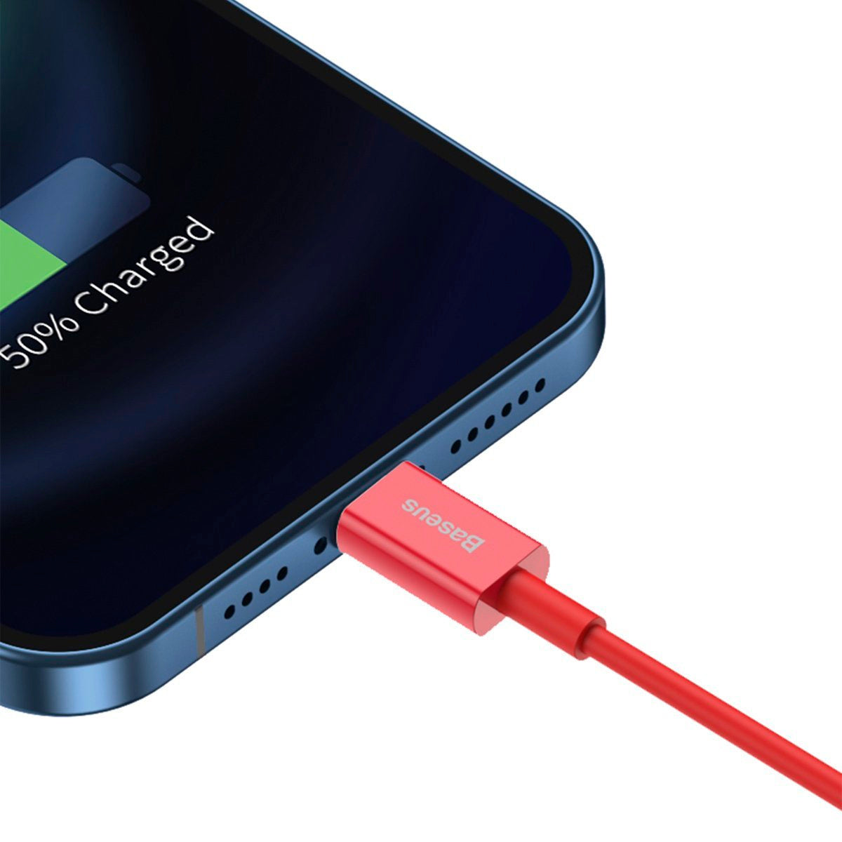 Baseus Superior Series Cable USB to iP 2.4A 1m (red) - Product Image 7