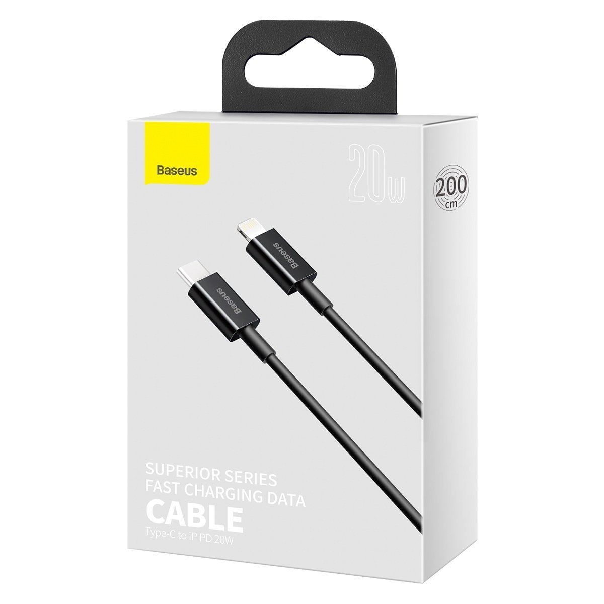 Baseus Superior Series Cable USB-C to iP, 20W, PD, 2m (black) - Product Image 11