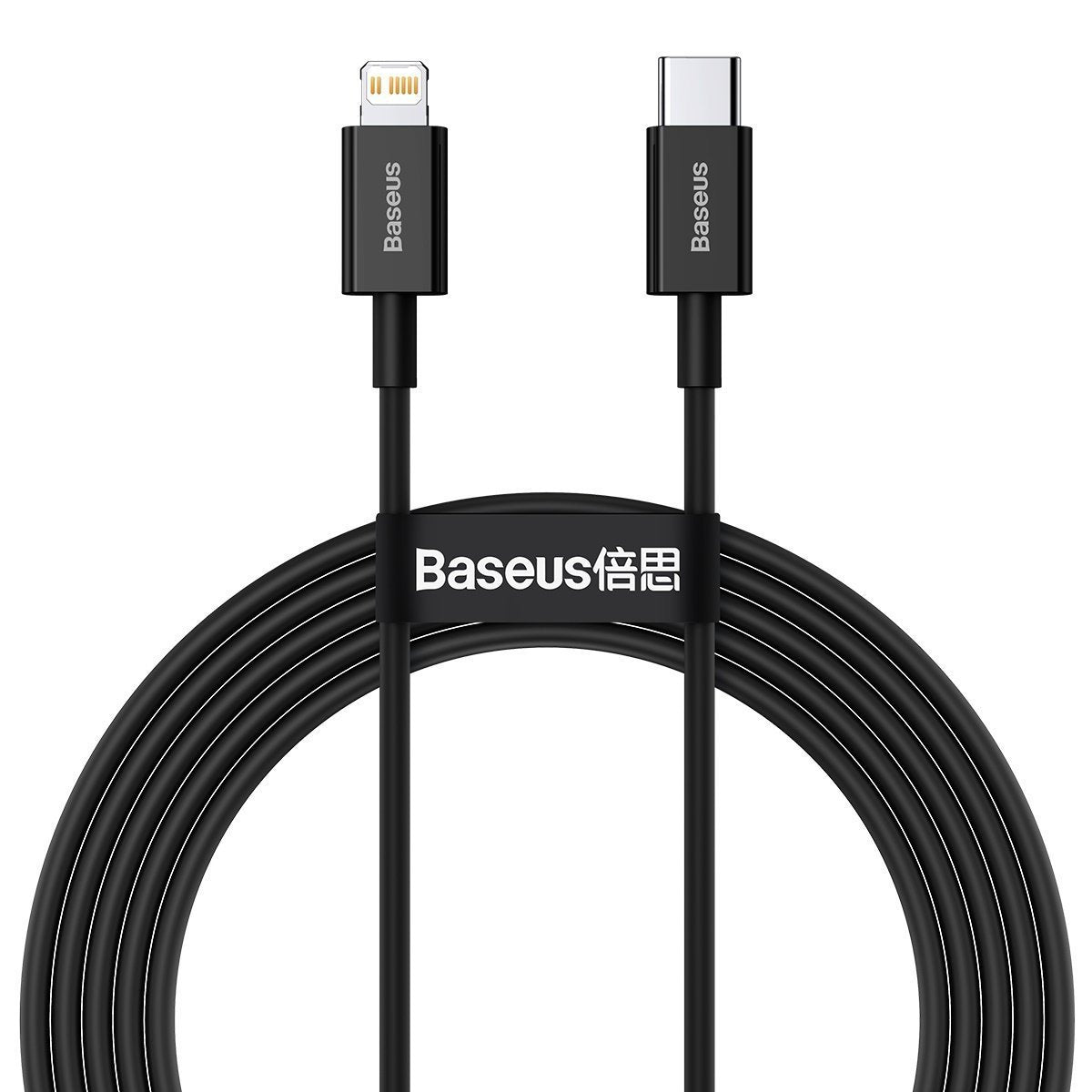 Baseus Superior Series Cable USB-C to iP, 20W, PD, 2m (black) - Product Image 2