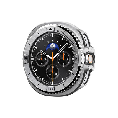 Spigen Bezel Tune Pro Pilot Cover for Samsung Galaxy Watch 8 Classic 46mm - Silver