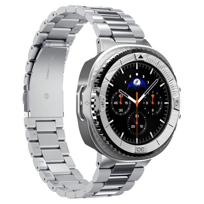 Spigen Bezel Tune Pro Pilot Cover for Samsung Galaxy Watch 8 Classic 46mm - Silver