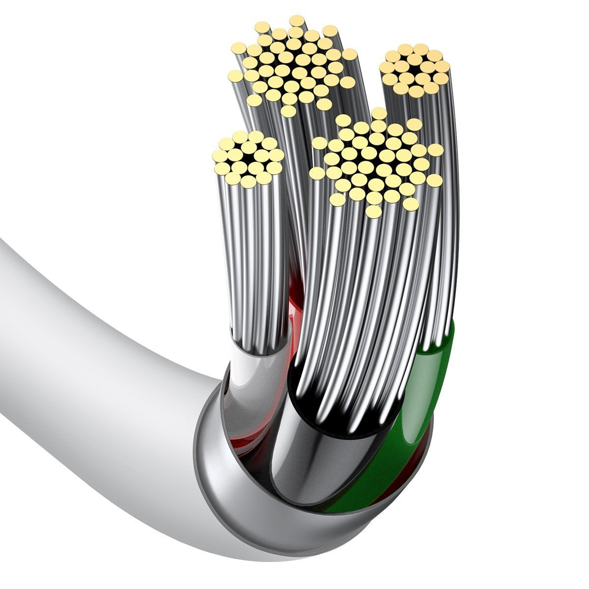 Baseus Superior Series Cable USB to iP 2.4A 2m (white) - Product Image 6