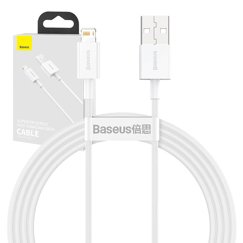 Baseus Superior Series Cable USB to Lightning 2.4A 1,5m (white) - Product Image 13