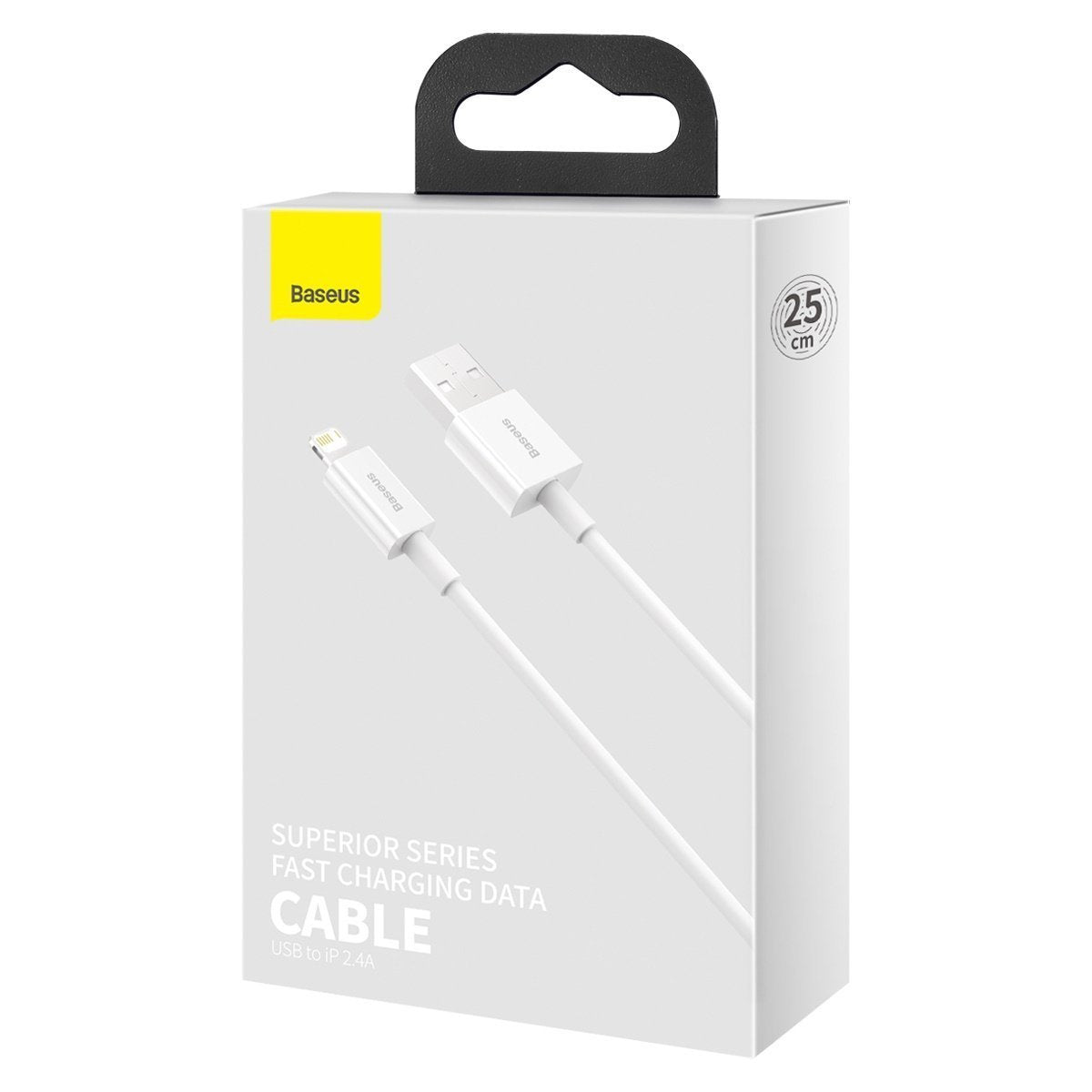 Baseus Superior Series Cable USB to Lightning, 2.4A, 0,25m (white) - Product Image 11