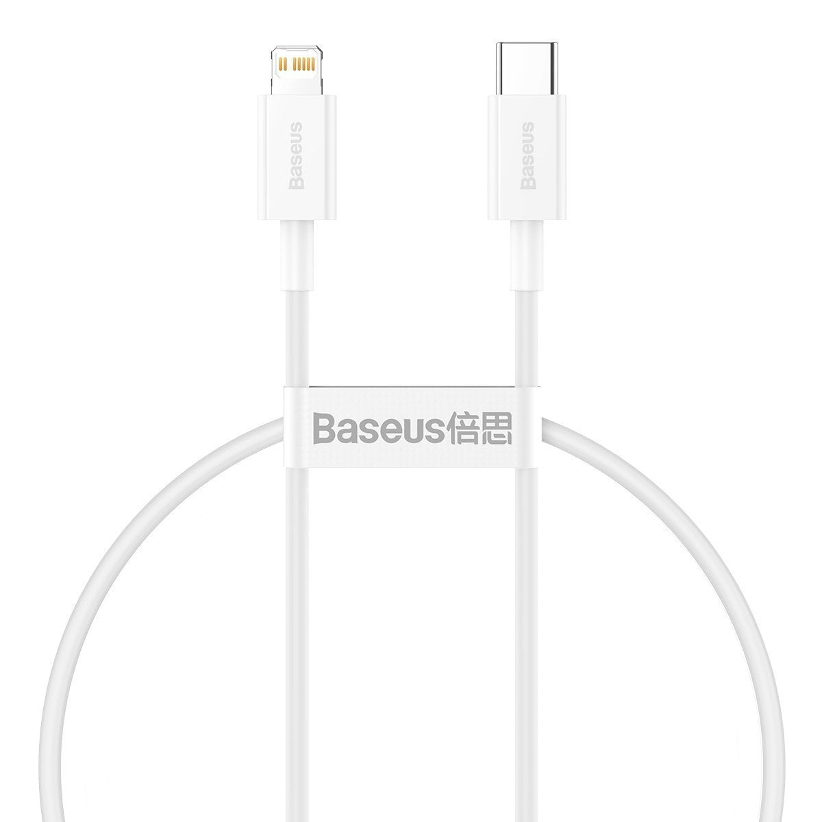Baseus Superior Series Cable USB-C to Lightning, 20W, PD, 0,25m (white) - Product Image 2