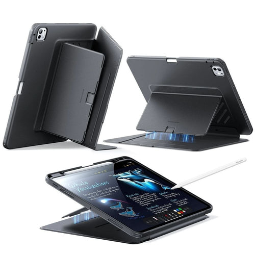 ESR Flip Hybrid Case for iPad Pro 13” 7 / 8 / 2024-2025 - Black