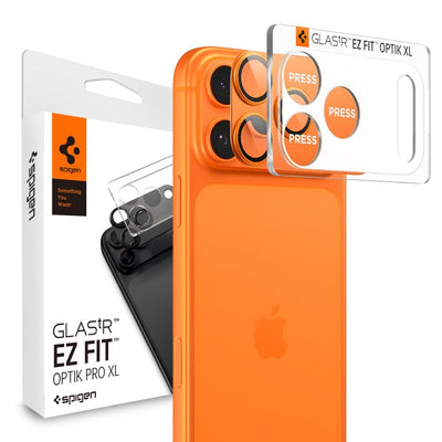 Spigen Optik Pro XL Camera Lens Glass for iPhone 17 Pro Max - Orange