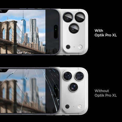 Spigen Optik Pro XL Camera Lens Glass for iPhone 17 Pro Max - Silver