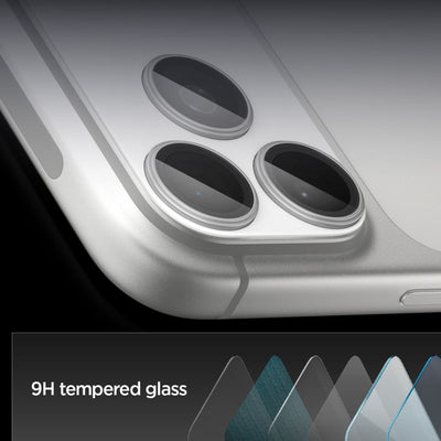Spigen Optik Pro XL Camera Lens Glass for iPhone 17 Pro Max - Silver