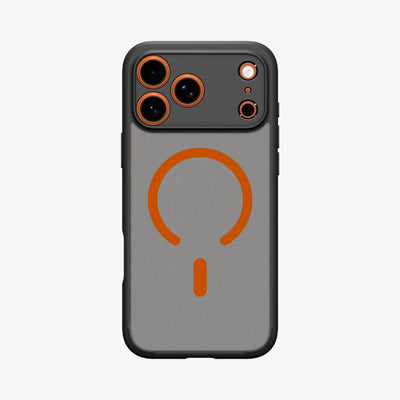 Spigen Ultra Hybrid MagSafe Case for iPhone 17 Pro Max - Black and Orange