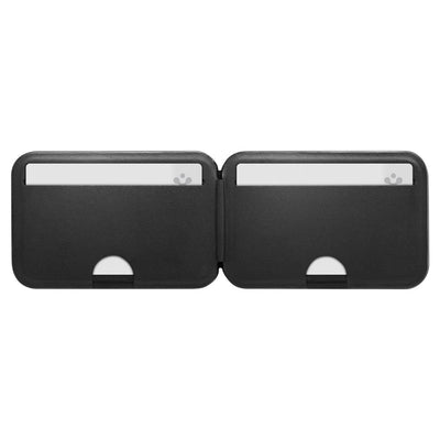Spigen Slim Fold Tripod Wallet S314-2 MagSafe Magnetic Phone Case - Black